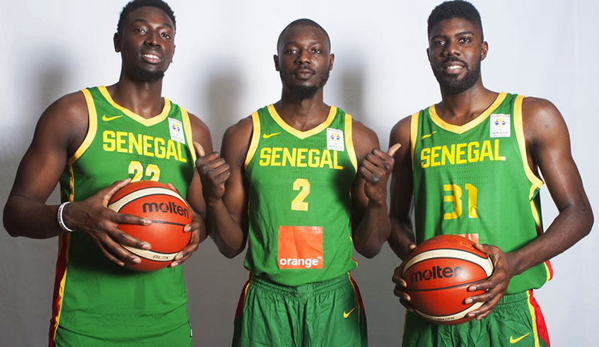 Some of the Senegal national basketball team players. Senegal will take on Kenya in the 2021 Afrobasket qualifiers at the Kigali Arena on Wednesday, November 25. / Courtesy.