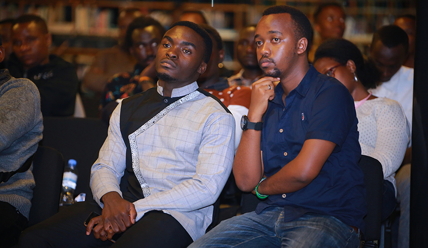 Innocent Ishimwe (L) and Jean luc  Habimana (R) are the brains behind Rwanda Nziza tourism campaign. / Courtesy.