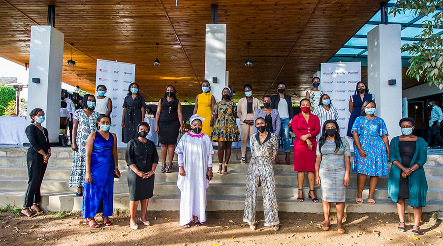 Some of 25 women entrepreneurs graduated from a six months innovative incubator programme dubbed Tourism Inc implemented by Entrepreneurial Solutions Partners on November 27. 
