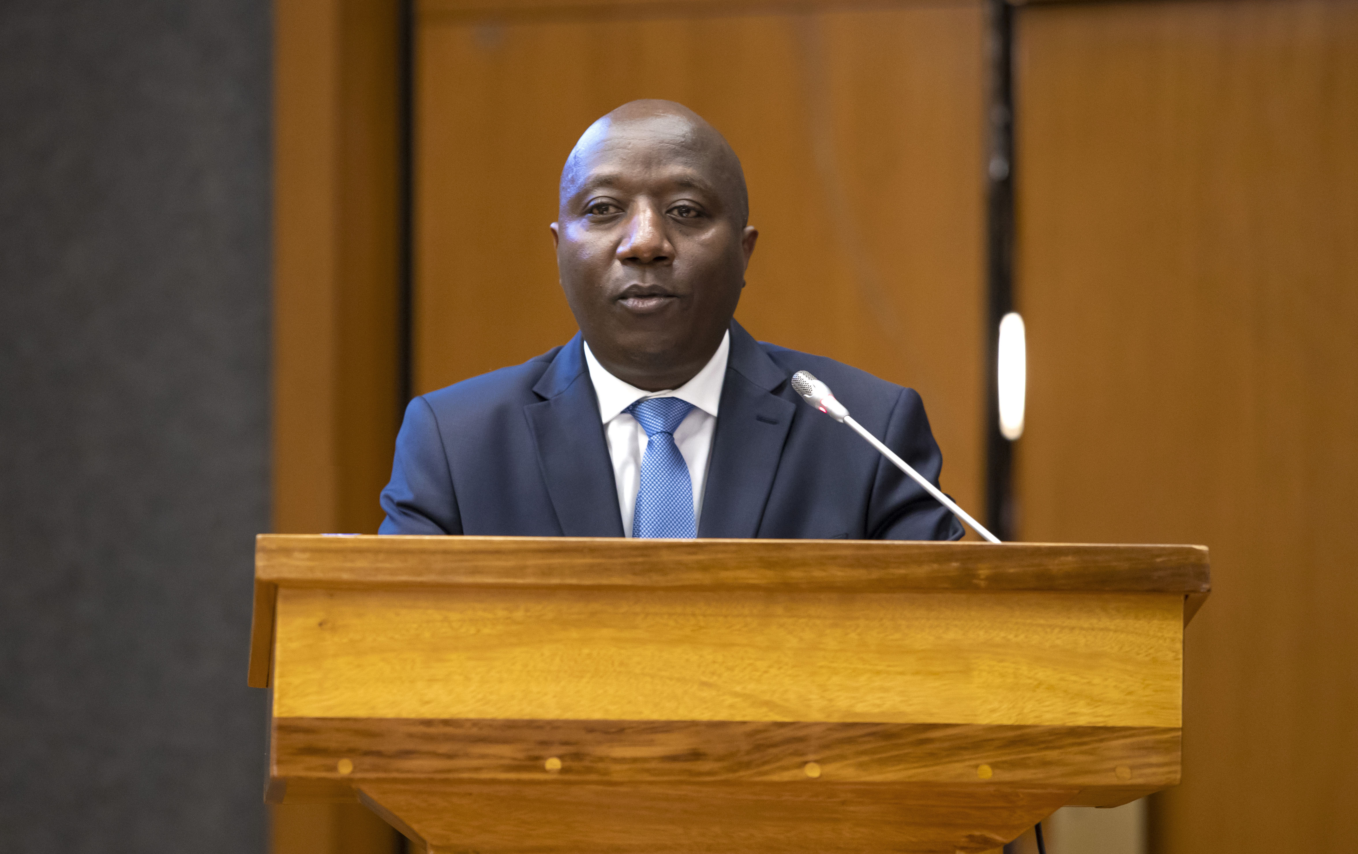 Prime Minister u00c9douard Ngirente addresses  both chambers of parliament on Tuesday, December 1.Ngirente was updating lawmakers on the progress made towards improving the education .Sam Ngendahimana