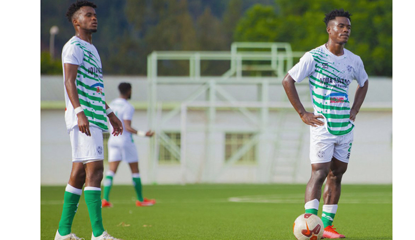 Kiyovu players look dejected after being humiliated 3-0 by Marine FC at Kigali stadium on December 8, 2020. Most of the clubu2019s supporters are adamant that the team will still challenge for the league trophy. / Photo: Courtesy.