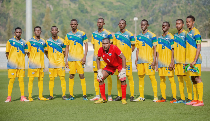 The National Under-17 menâ€™s football team at Umuganda  stadium  . / Courtesy