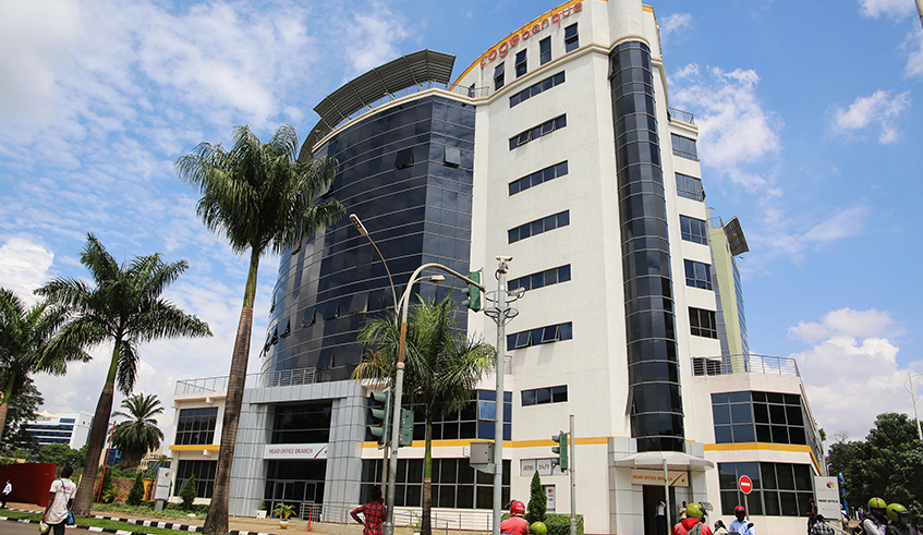 Cogebanque head office in Kigali. The banku2019s portfolio of digital banking services includes mobile banking services, internet banking as well as card solution. / Photo: Craish Bahizi.