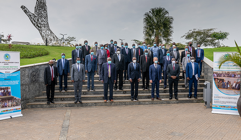 Delegates of the Council of Ministers of Defence and Security of the 28th Ordinary Policy Organs Meetings of Eastern Africa Standby Force
