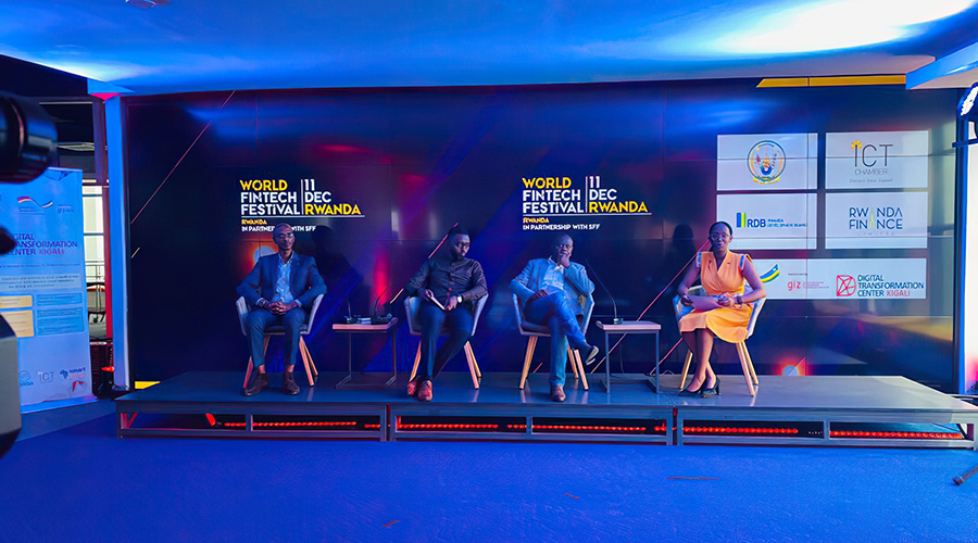 Panelists at the recently held Singapore Fintech Festival, earlier this month. Rwanda hosted an event highlighting the countryu2019s Fintech journey. 