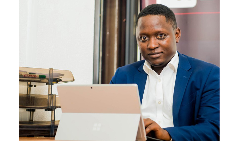 Aphrodice Mutangana, a Rwanda tech enthusiast who was appointed as Deputy Chief Executive and Chief Operations Officer at Digital Africa . / Courtesy