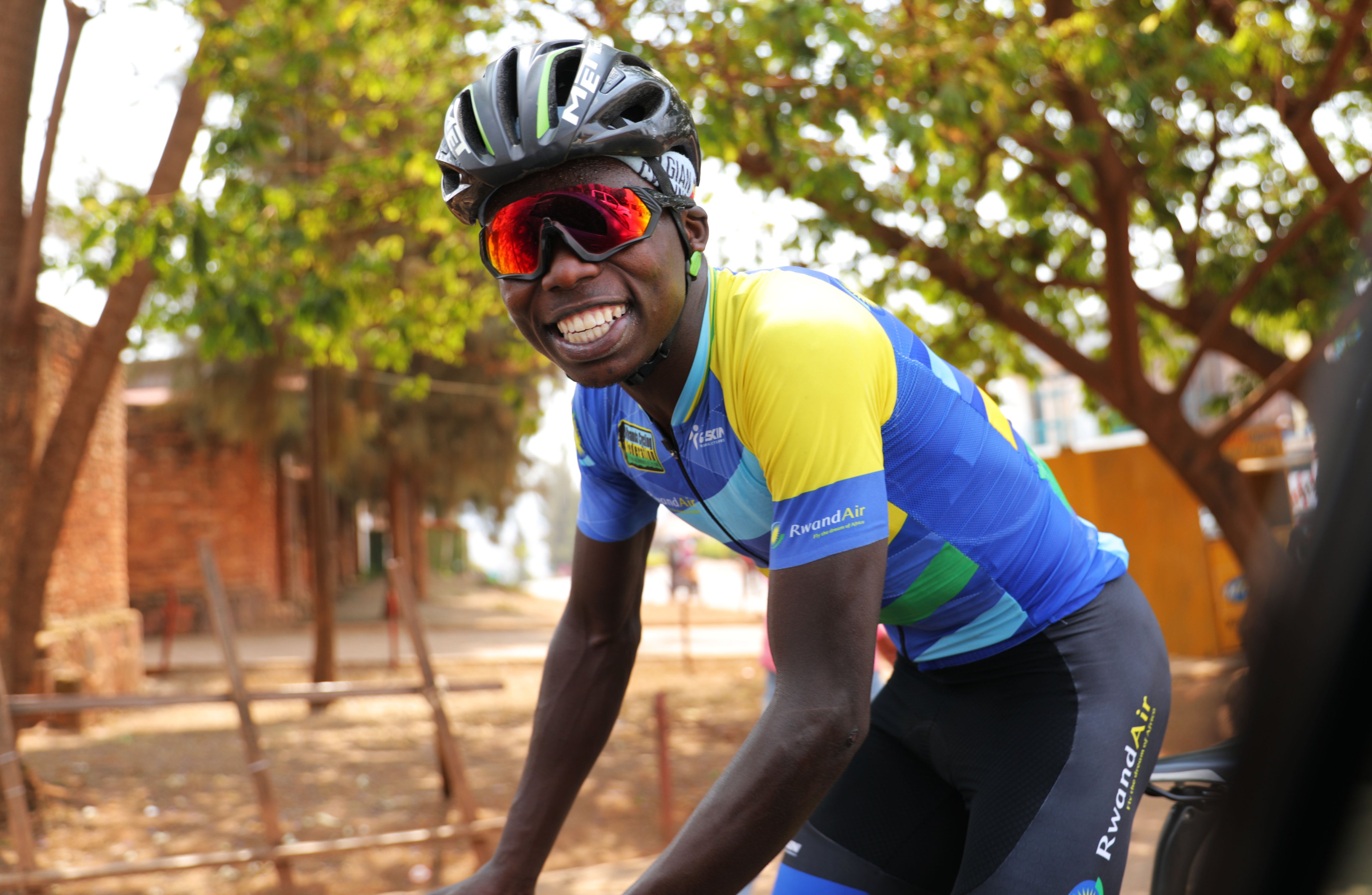 Team Rwanda cyclist Moise Mugisha, the winner of 2020 Grand Prix Chantal Biya , finished second at Tour du Rwanda 2020.He who was also named the 3rd African Cyclist of the Year 2020. Mugisha is expected to  be among local riders who  will start training next month. (File)