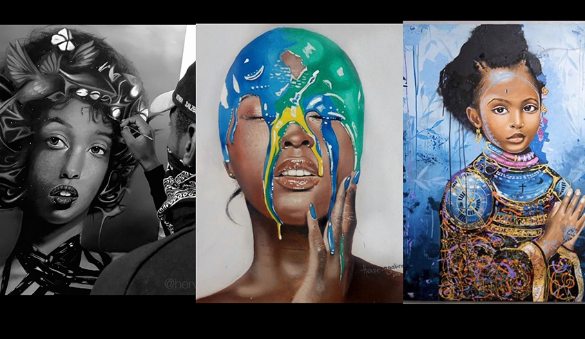 Some of Ngabirau2019s artworks