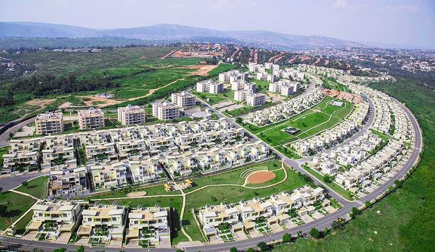 Vision City housing estate in Gacuriro, Gasabo District is currently the biggest residential housing project in Rwanda. This is one of the investments by Rwanda Social Security Board. The pension body has made a number of investments in varied sectors of the country. / Photo: Courtesy. 
