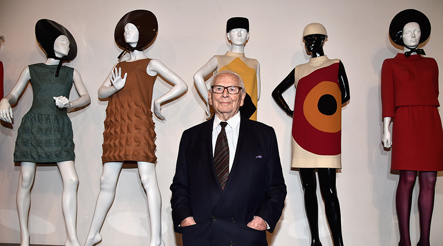 Fallen world renowned French designer Pierre Cardin. 