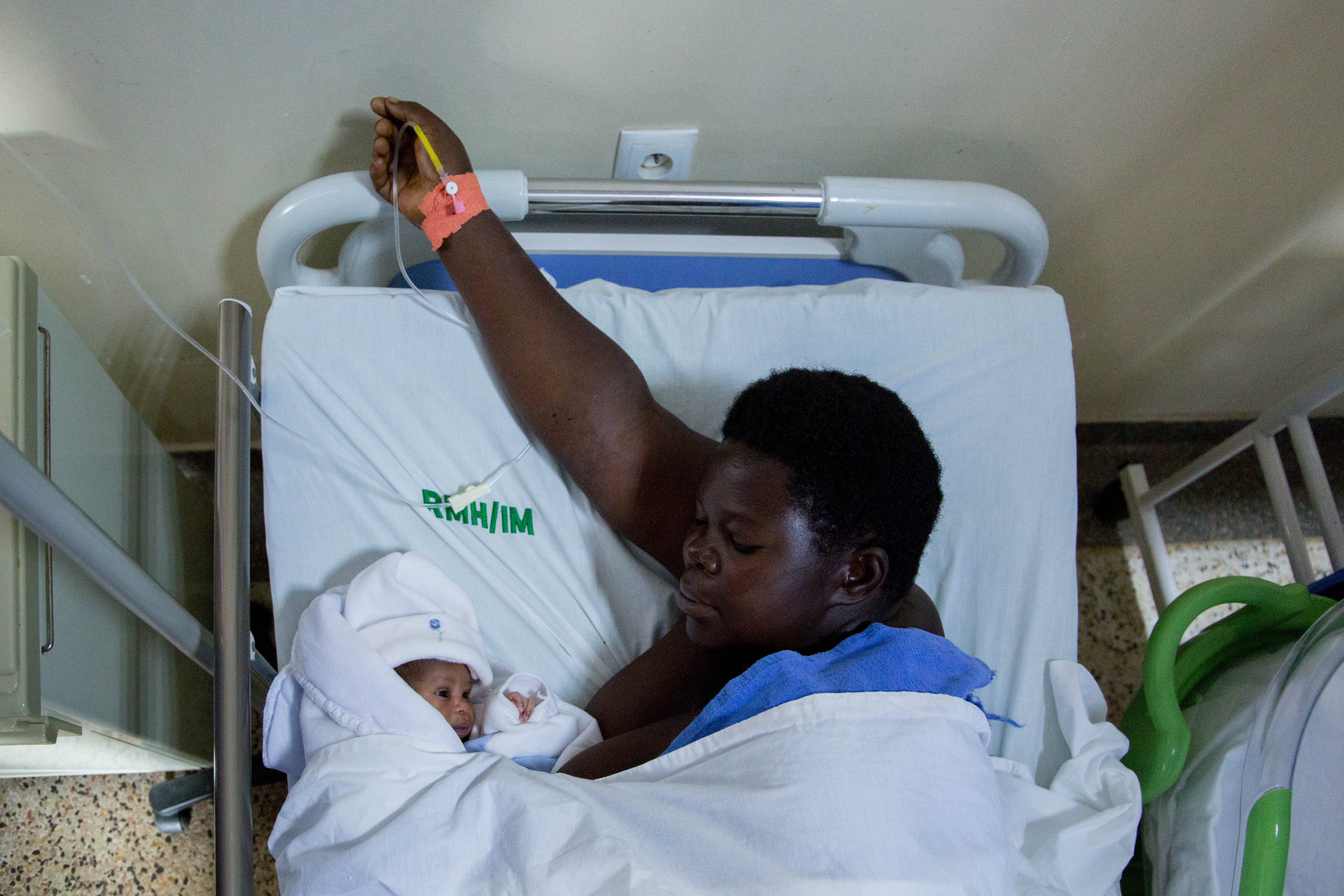Joselyne Uwamahoro gave birth a few hours after Kigali ushered in 2021. 