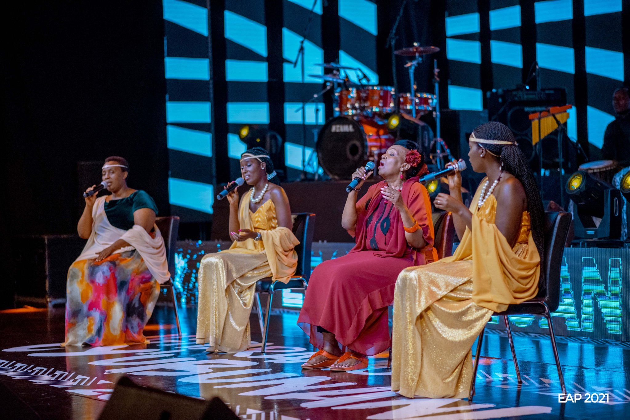 Legendary musician Cecile Kayirebwa was performing alongside Ange and Pamela who are known for preforming her songs, and those of late Kamariza, at different cultural events. 