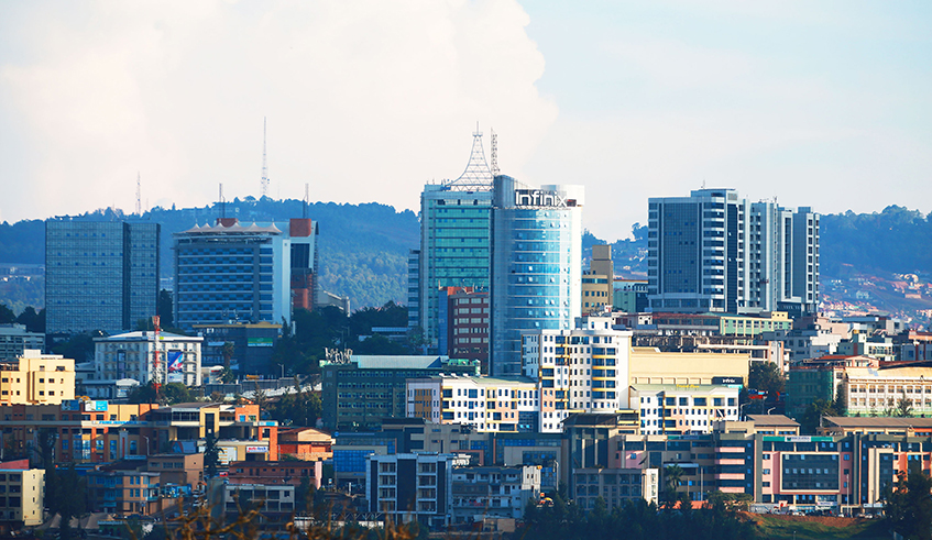 A view of Kigali Central Business District. The World Bank has projected that economic growth in Sub-Saharan Africa is expected to rebound moderately to 2.7 per cent in 2021. / Photo: Sam Ngendahimana.