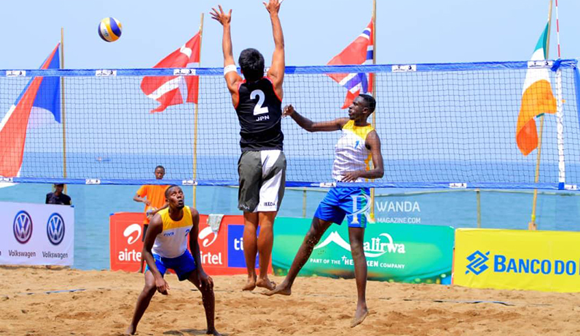 The World beach volleyball tour scheduled for early February in Rwanda might be postponed. / Courtesy.