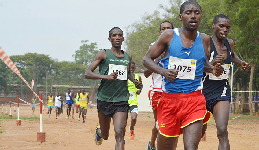 Local athletes during cross country competion.The annual Rwamagana Marathon Challenge has been cancelled. / Photo: Sam Ngendahimana.