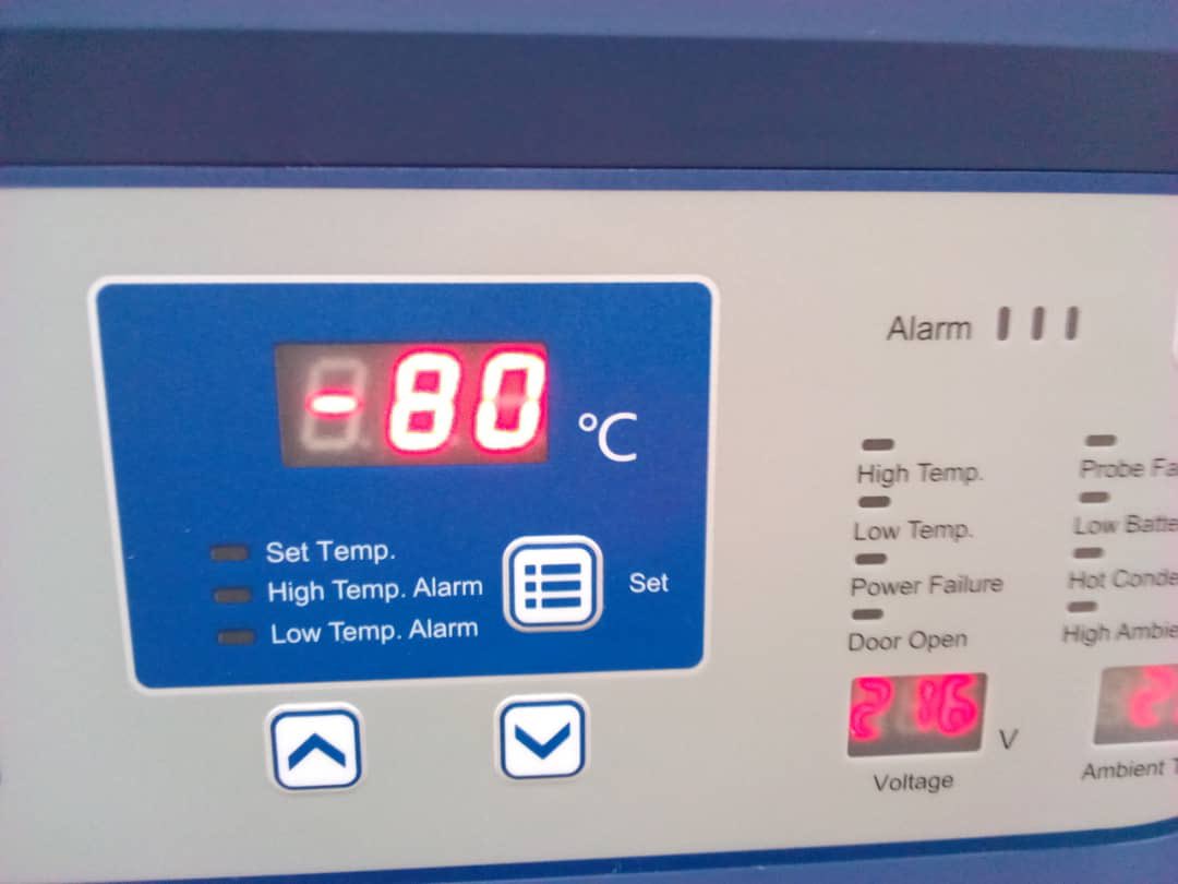 The new ultra-cold freezers, showcased in Kigali, will be used to store Covid-19 vaccines upon their arrival in the country. / Photos: Courtesy