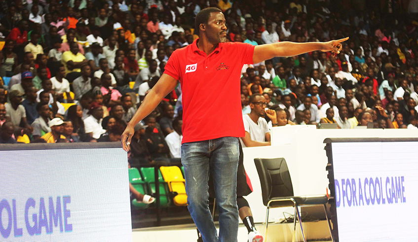 The national basketball team interim coach Henry Mwinuka ./ Sam Ngendahimana