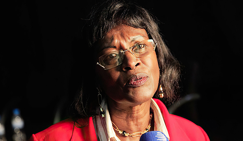 Writer and Genocide survivor Yolande Mukagasana. / Photo: File.