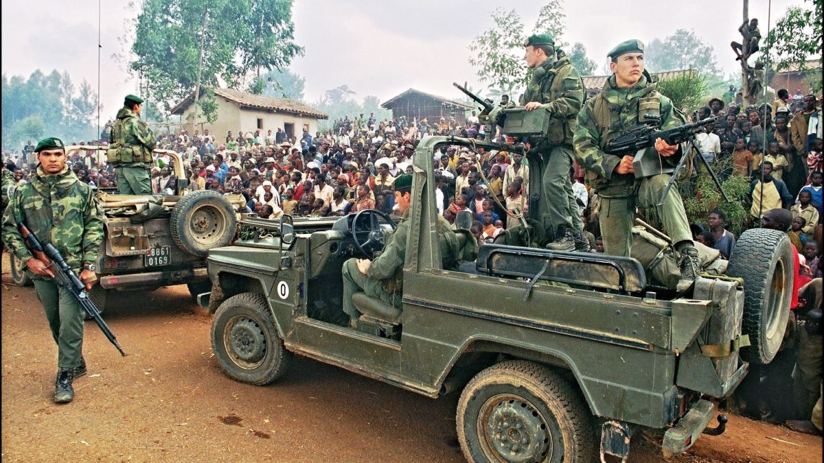 French troops  during the 1994 Genocide against the Tutsi. / Photo: Net.