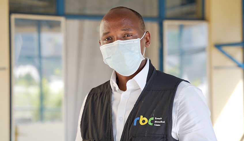 Dr. Sabin Nsanzimana, Director General of the Rwanda Biomedical Centre. / Olivier Mugwiza