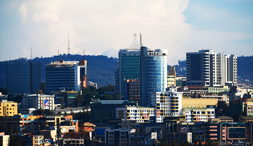 A view of Kigali City u2018s central Business District.With Rwanda becoming a financial hub and an attractive investment destination, it is important to have a mechanism to address any cross-border crimes. / Photo: Sam Ngendahimana.