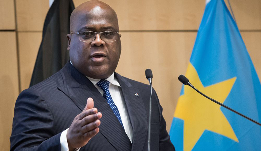 DR Congo President Felix Tshisekedi will lead the African Union for a year after he takes over from South Africau2019s Cyril Ramaphosa.  / Photo: Courtesy.
