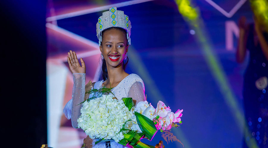 Miss Rwanda 2020 Naomie Nishimwe. Her project was affected by the pandemic. 