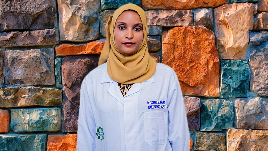 Dr Momina Muhammed Ahmed, a nephrologist u2013 specialist in the treatment of kidney diseases and related conditions u2013 has joined King Faisal Hospital, Kigali. / Photo: Courtesy.