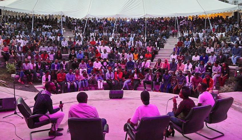 A commemoration event by u2018Our Pastu2019 at the Kigali Genocide Memorial. / Courtesy