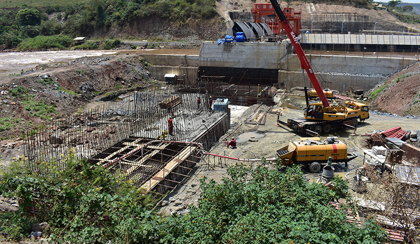 The ongoing construction activities of Rusumo Hydropower plant. / Photo: Courtesy.