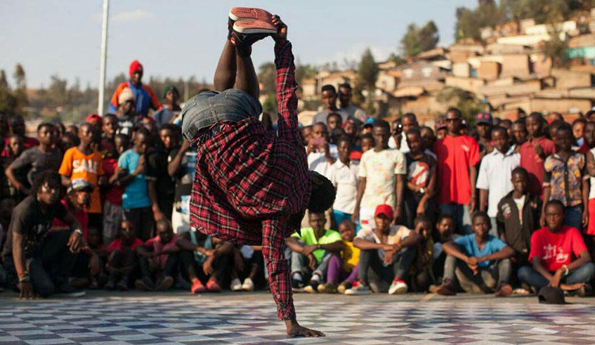 One of the B-Boy dancers performs during breakdance event in the past. Breakdancers want to start a federation to harness and promote the sport which was recently added to the Olympic games. / Courtesy.