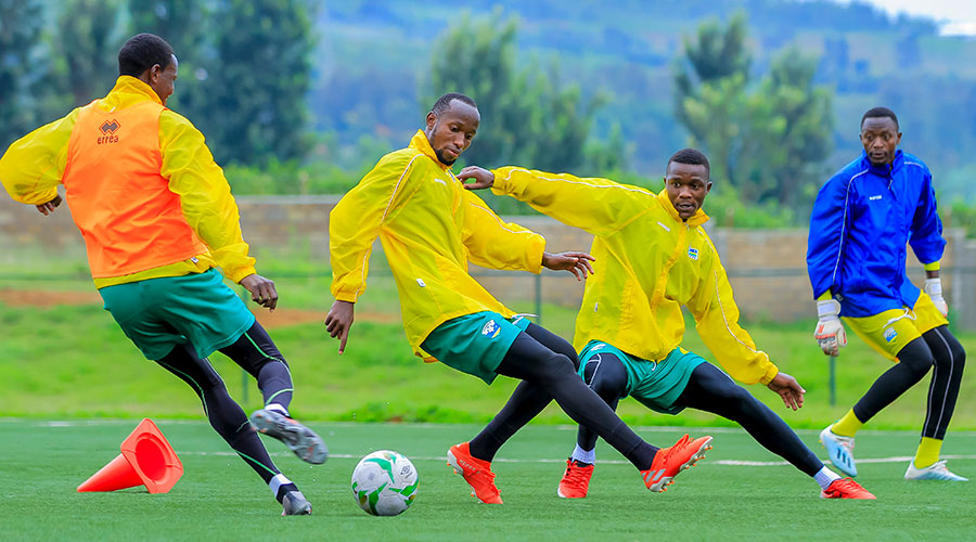 Amavubi started training for the Mozambique match on Monday, March 8. The team is without injured forward Jacques Tuyisenge. 
