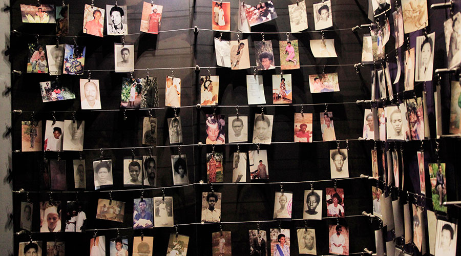 Pictures of victims of the 1994 Genocide against the Tutsi archived inside Kigali Genocide Memorial. 