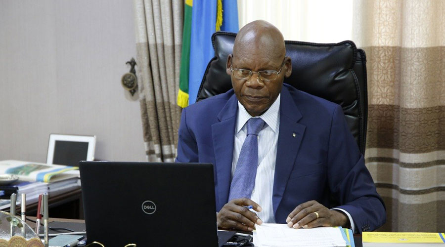 Augustin Iyamuremye, Senate president. 