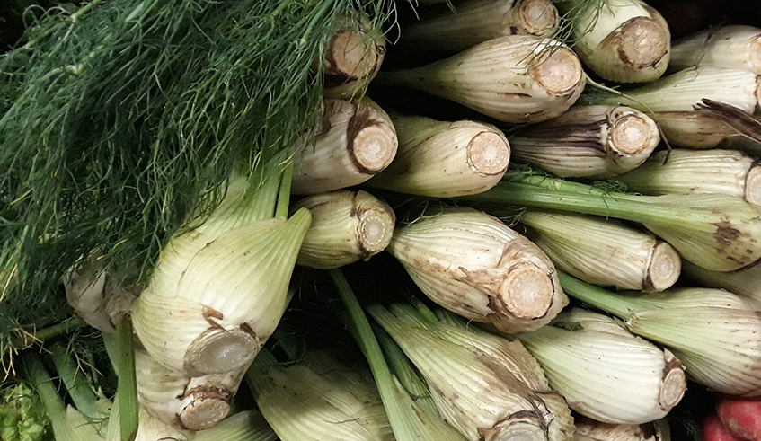 Fennel sold in Giporoso market. /  Photo: Lydia Atieno