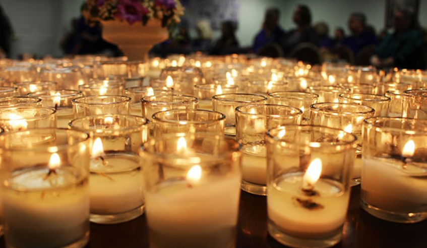 Candle light vigil. / Net photo.