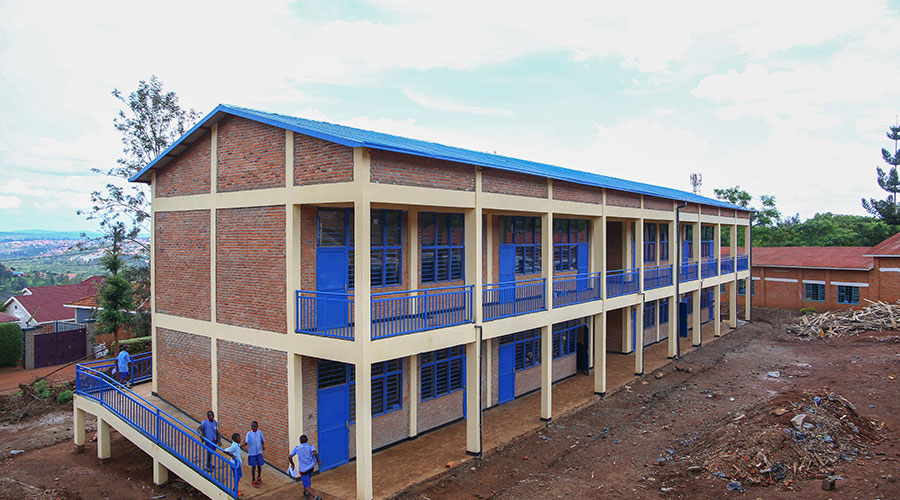 Some classrooms constructed during the pandemic period at Groupe Scolaire Kimironko II on November 16, 2020. 