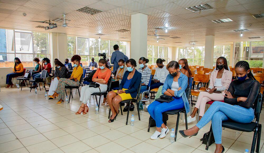 Miss Rwanda 2021 top 20 finalists were all offered scholarships at University of Rwanda