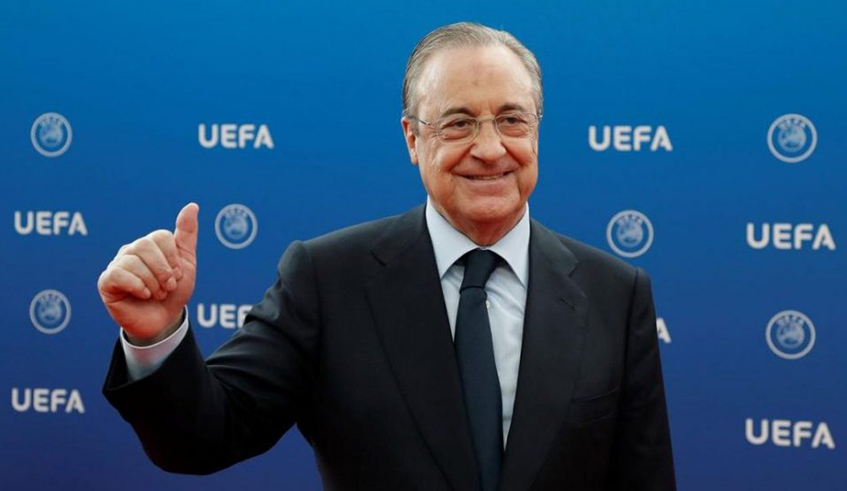 Florentino Perez, the President of Real Madrid football club is also the first Chairman of The Super League. / Net photou00a0