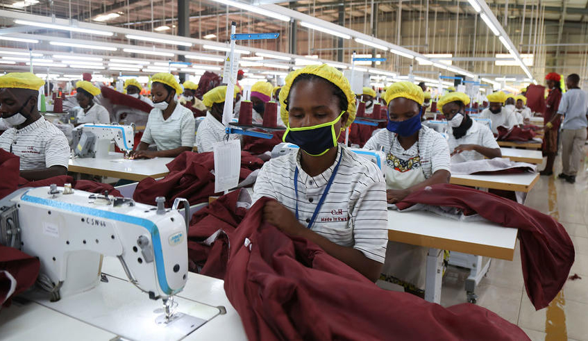 Kigali based garment factory in Kigali Special Economic Zone has been critical at attracting foreign direct investments. / Photo: Sam Ngendahimana.