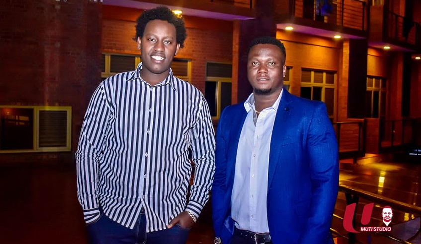 KIKAC Musicu2019s Claude Uhujimfura (left) and Mico The Best. / Courtesy photo