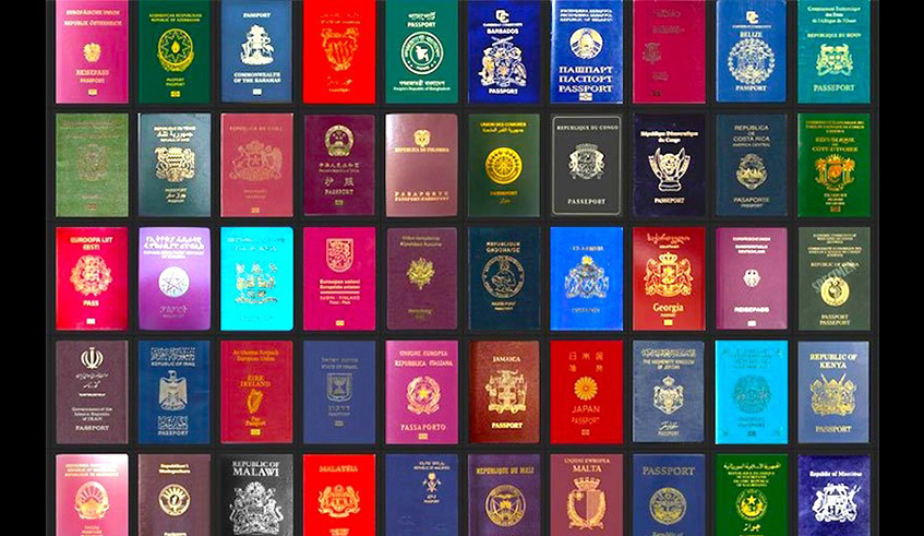 A cross-section of  passports from African countries. Visa-free travel forms part of the African Unionu2019s Agenda 2063 which envisions, among others, an integrated continent. / Courtesy photo.