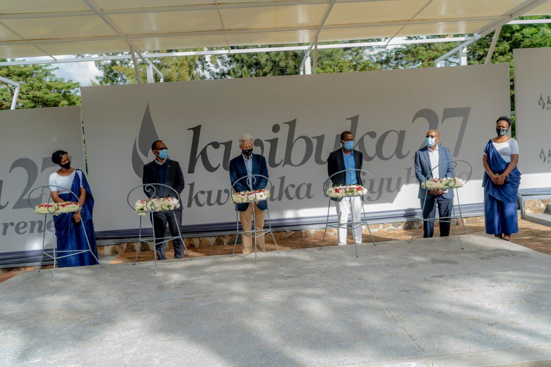 CIMERWA PPC staff pay their respects to victims of the 1994 Genocide against the Tusti.