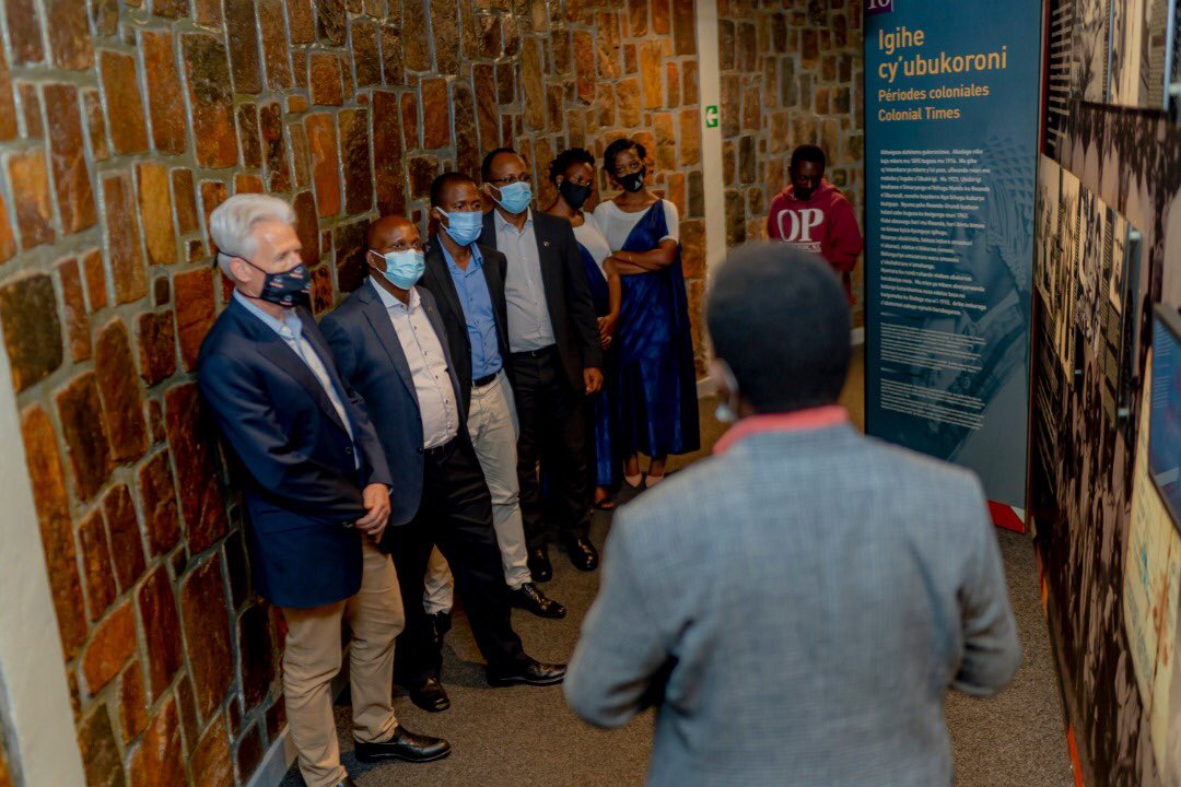 CIMERWA PPC staff at Kigali Genocide Memorial.