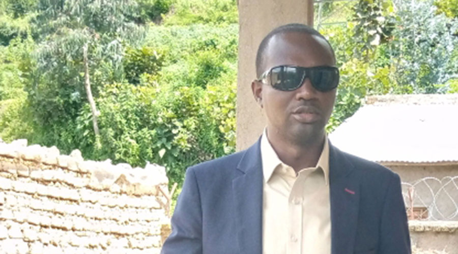 Gospel singer Epimaque Ndayisaba. 