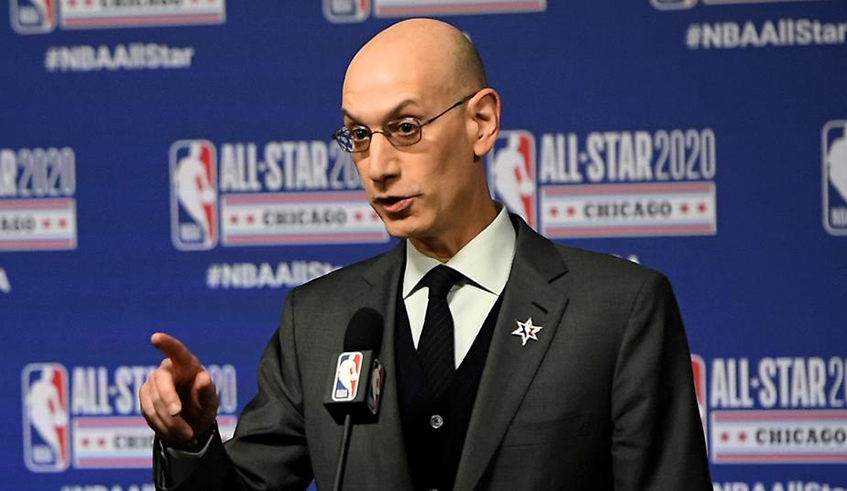 NBA Commissioner Adam Silver speaks at a recent event. / Net photo