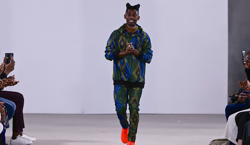 South Africa-based Rwandan fashion designer Amza Niyonzima . / Courtesy