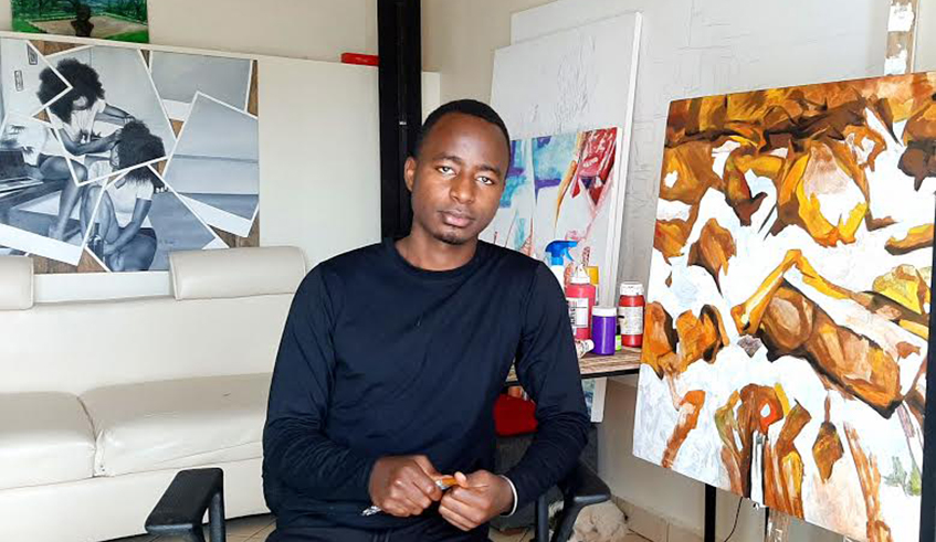 Richard Mwizerwa in his studio . / Courtesy photos