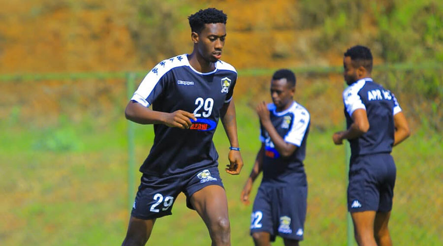 APR striker Yves Mugunga is one of the new players in the Amavubi team that will want to impress coach Vincent Mashami on Friday. 