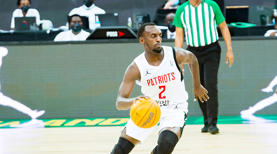 Patriots captain Aristide Mugabe dribbles the ball during the BAL tournament. Patriots start their league season against Shoot 4 stars on Friday evening. 